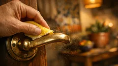 Cómo limpiar manijas de puerta con cáscara de limón y quitar la sensación pegajosa