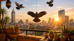 Por qué cuelgan siluetas de búho en el balcón y cómo usarlas para espantar palomas