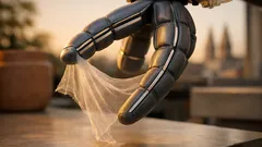 Así funciona la garra robótica tipo origami que ajusta su rigidez al instante