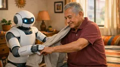 Robot asistente con dos brazos: la nueva tecnología para ayudarte a vestirte sin perder autonomía