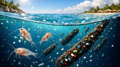 El zooplancton está hundiendo microplásticos en minutos: lo que revela la “bomba biológica”